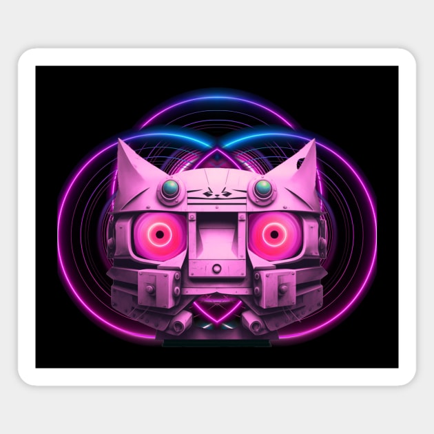 Techno Cat - Dj Dope - Techno Music - Clubbing - Dance Magnet by bulografik